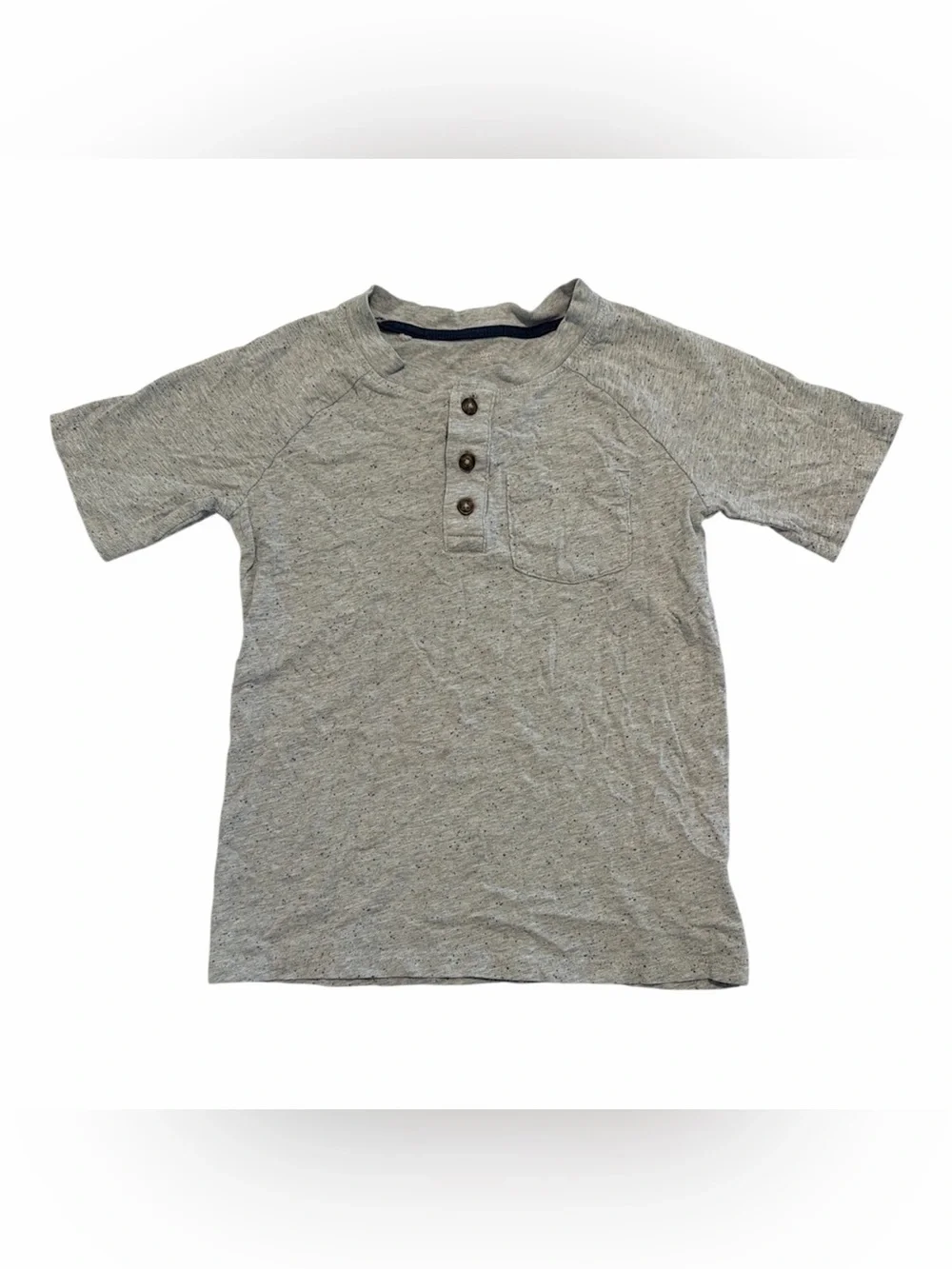 SIMPLE JOYS BY CARTERS Blue & Gray Boys Kids Tees size 8 Lot of 2